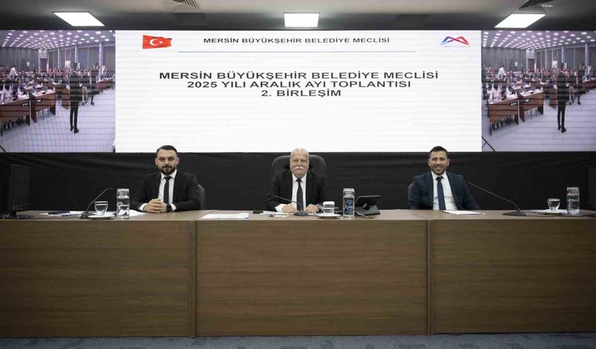 Mersin Büyükşehir Belediye Meclisinde 20 madde görüşüldü