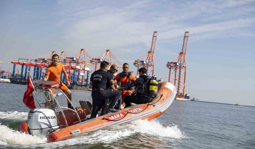 Mersin'de arama kurtarma ekipleri 7/24 göreve hazır