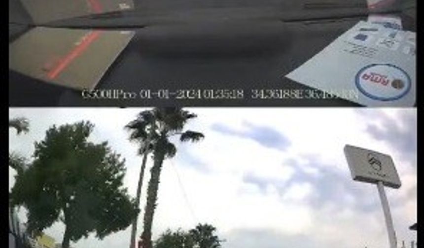 Mersin'de makas atan sürücü gözaltına alındı