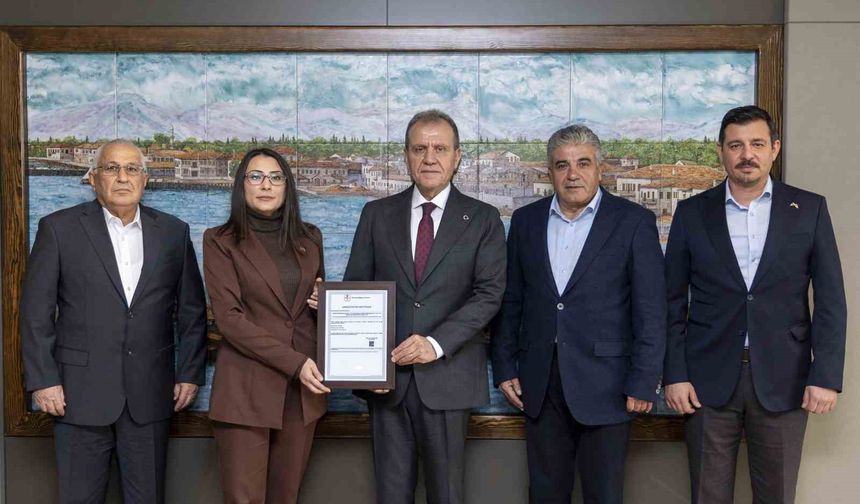 Mersin Büyükşehir Belediyesi altyapıda kaliteyi akreditasyonla tescilledi