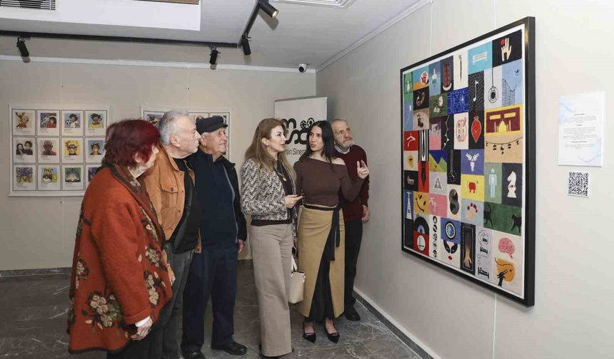 Mersin'de 'Sinemanın İlham Veren Anıları' sergisi açıldı