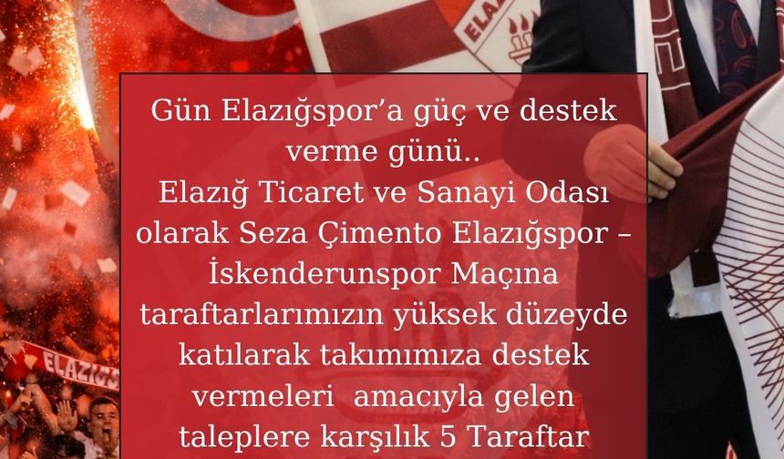 Başkan İdris Alan'dan taraftarlara 5 otobüs tahsisi