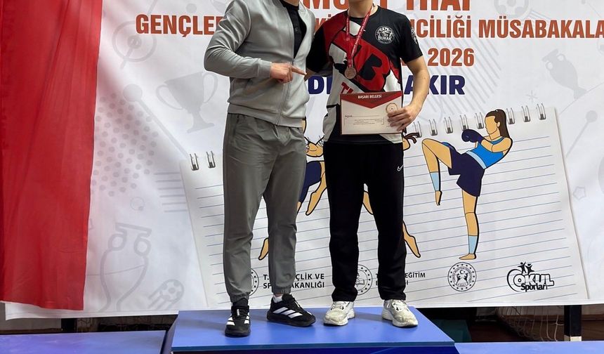 Bilecikli sporcu Türkiye üçüncüsü oldu