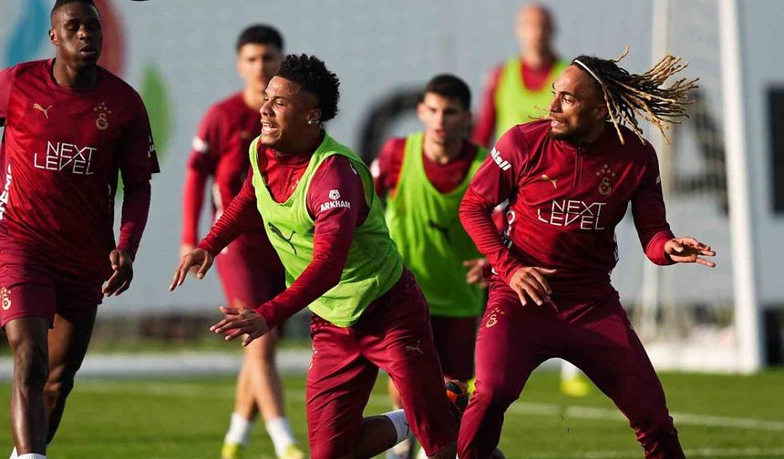 Galatasaray, Gençlerbirliği maçı hazırlıklarını sürdürdü
