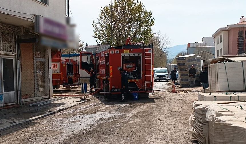 Gölbaşı'nda ev yangını korkuttu