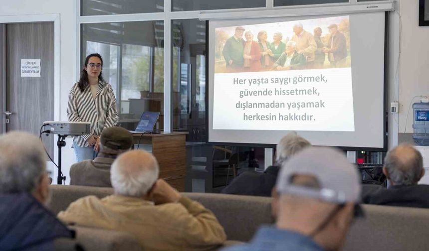 Mersin Büyükşehir Belediyesinden Emekli Evi üyelerine akran zorbalığı eğitimi