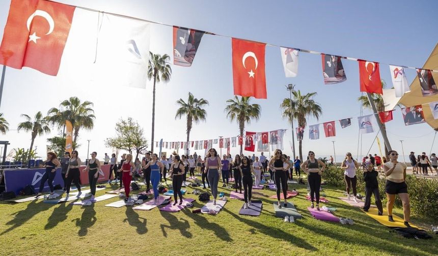 Mersin'de Bahar Spor Şenliğine yoğun ilgi