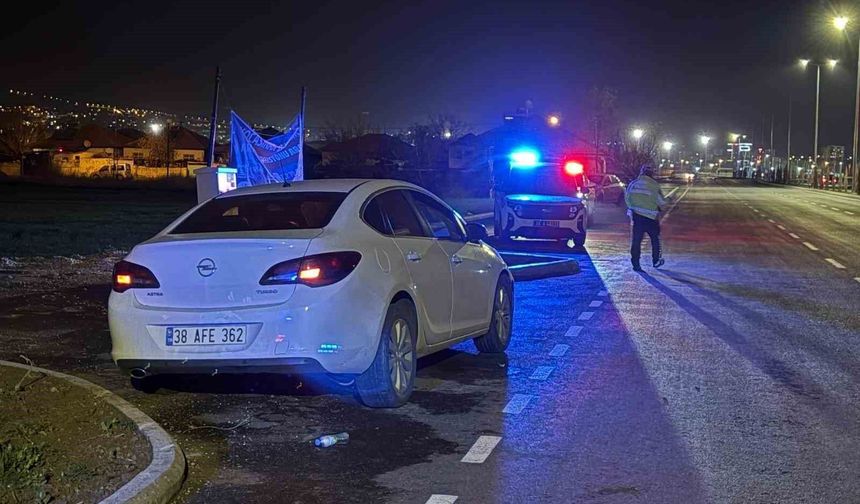 Polisten kaçan alkollü sürücü kaza yapınca yakayı ele verdi