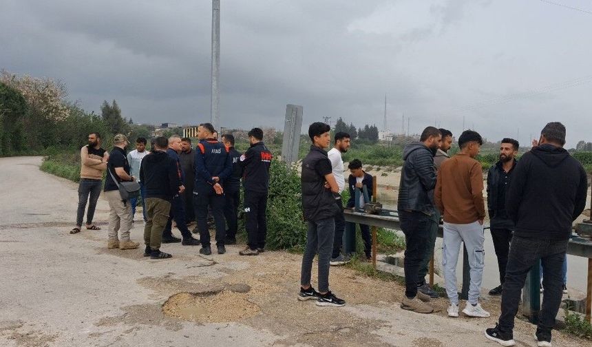 Sulama kanalında kaybolan çocuk bulunamadı