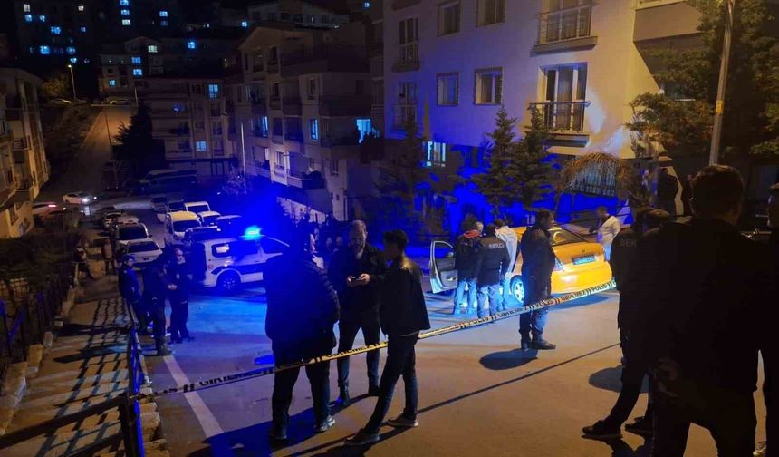 Ticari takside silahlı kavga: 1 yaralı