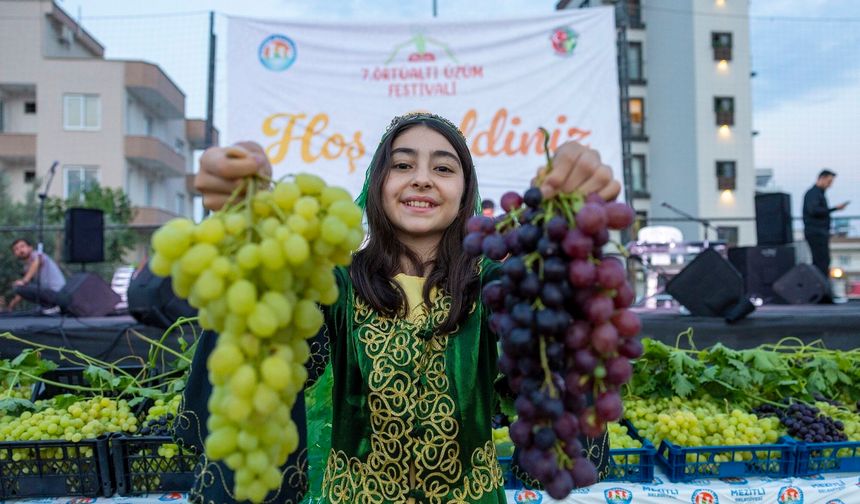 Mersin'de 7. Örtüaltı Üzüm Festivali coşkusu