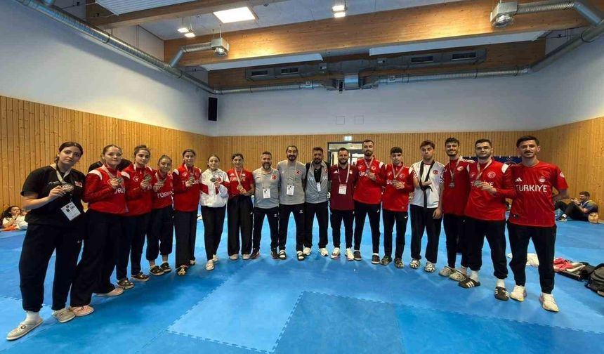 Almanya'da milli taekwondocular zirvede