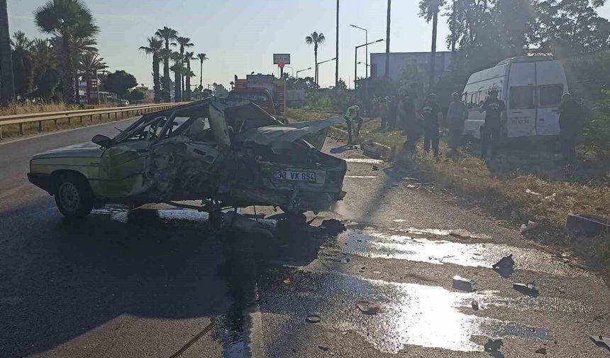 Mersin'de zincirleme trafik kazası: 1 ölü