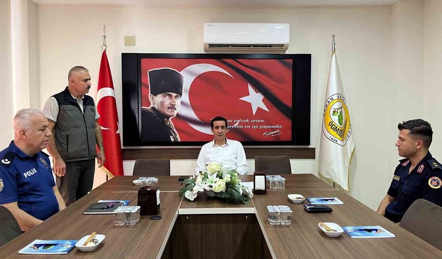 Bozyazı'da orman yangınlarına karşı toplantı yapıldı