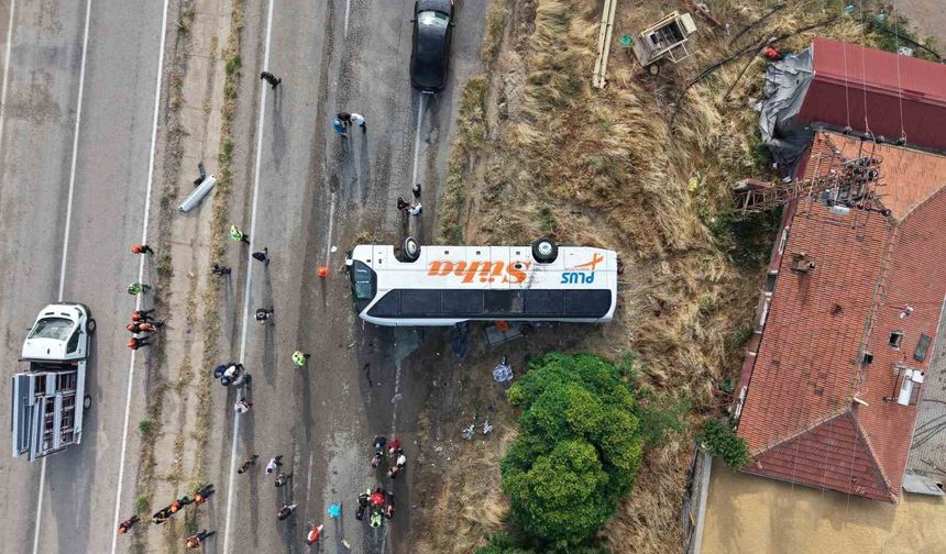 Kırıkkale'deki otobüs kazasında ölen yolcu ve yaralıların kimlikleri belli oldu