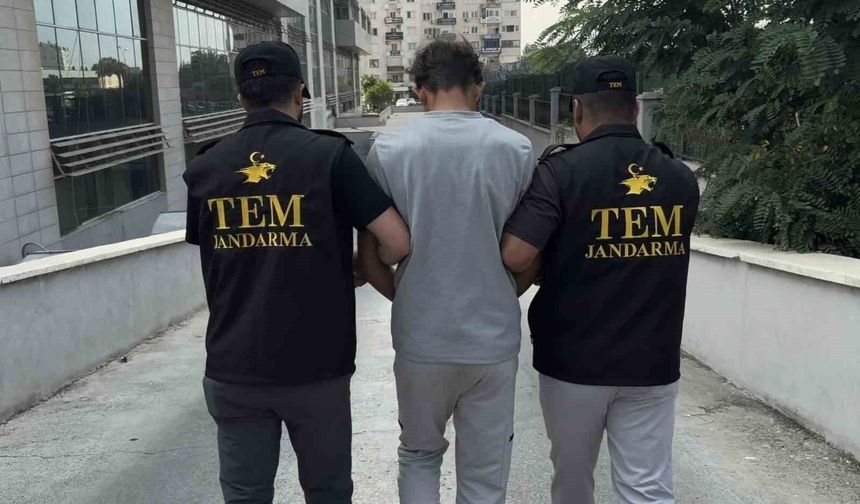 Mersin'de terör operasyonunda yakalanan şüpheli tutuklandı