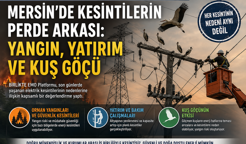 Her Kesinti Arıza Değil! Mersin’de Elektrik Kesintilerinin 3 Nedeni