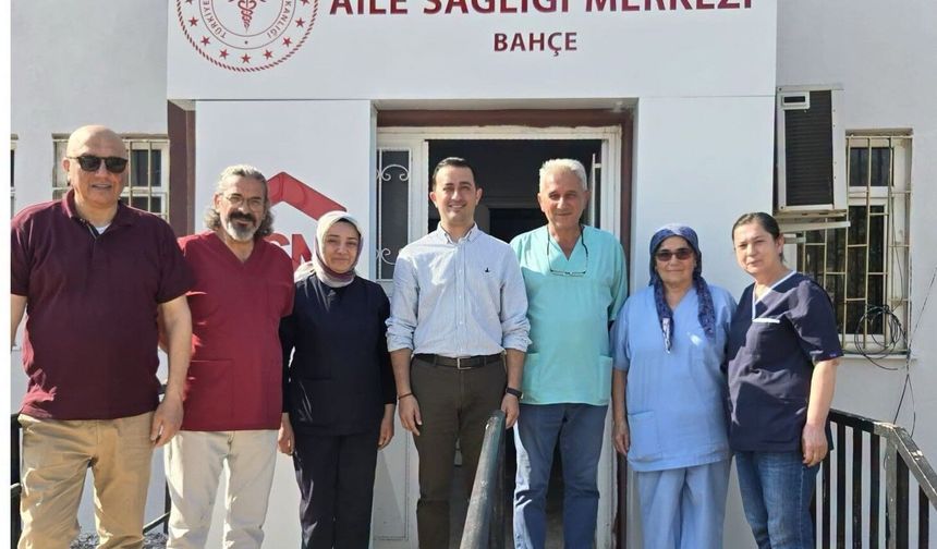 İl Müdürü Ekici'den Anamur Çıkarması: Aile Sağlığı Merkezleri ve Yatırımlar İncelendi