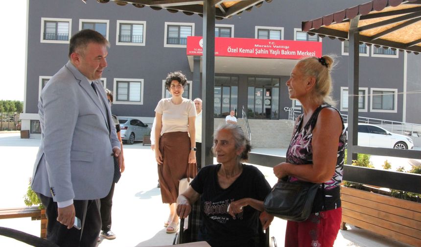 İl Müdürü Nacar, Yaşlı Bakım Merkezinde Gönüllere Dokundu