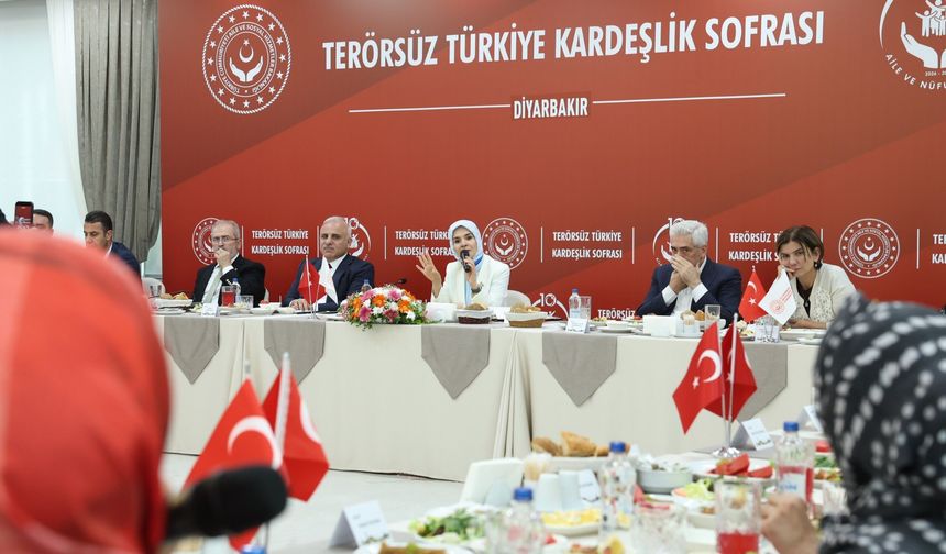"Terörsüz Türkiye’yi şehit yakınlarımız ve gazilerimizle birlikte inşa ettik"