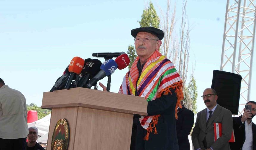 Kılıçdaroğlu Yörük etkinliğinde konuştu: 'Yörük demek özgürlük demektir'