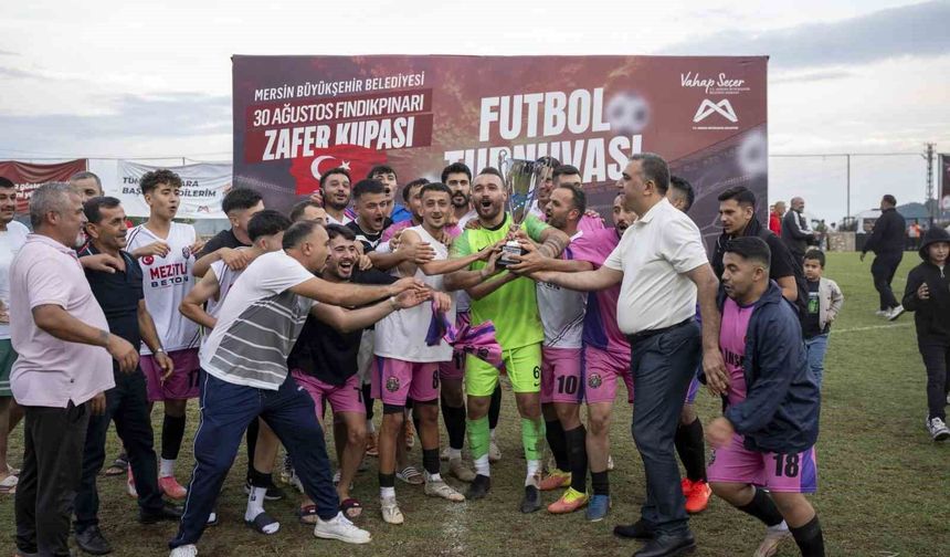 Mersin'de 30 Ağustos Zafer Kupasında şampiyonlar belli oldu