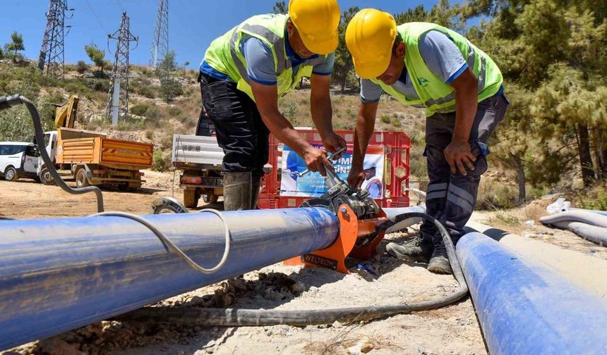 Mersin'de yıllardır kullanılmayan içme suyu deposu yeniden hizmete alındı