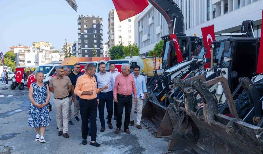 Mezitli Belediyesi araç filosunu güçlendirdi