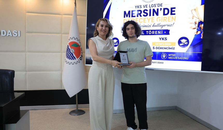 MTSO'dan başarılı öğrencilere ödül