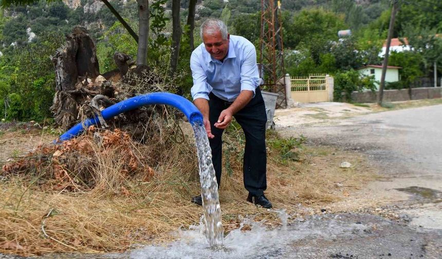 Balandız'ın 36 yıllık su hasreti sona erdi