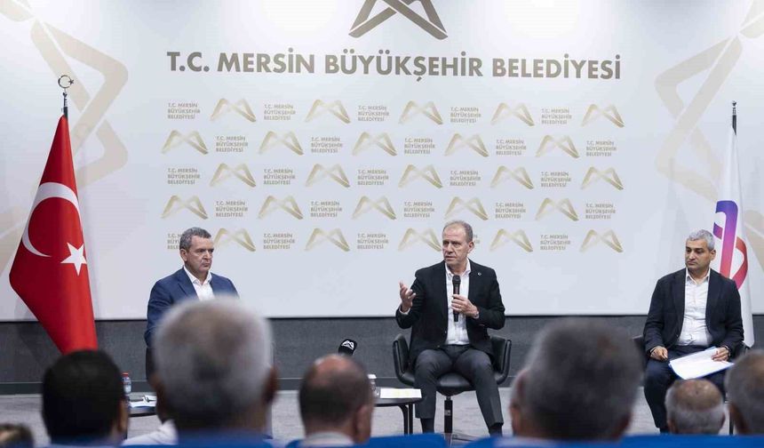 Başkan Seçer, Silifke muhtarlarıyla bir araya geldi