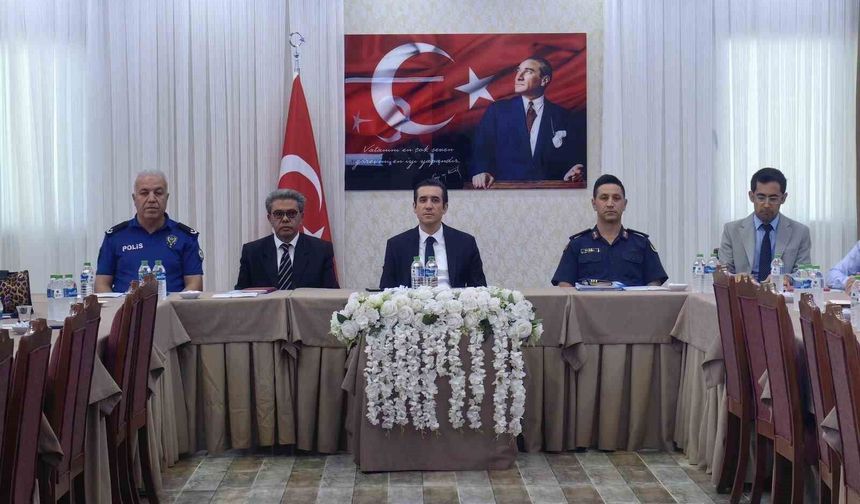 Bozyazı'da okul ve çevrelerinde güvenlik tedbirleri değerlendirildi