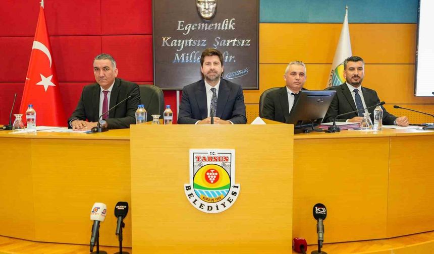 Tarsus Belediyesi Meclisinden üreticiye ve kente yönelik kararlar alındı