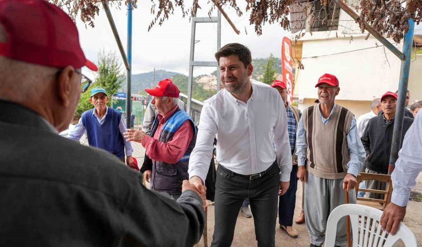 Tarsus'ta Başkan Boltaç kırsal mahallelerde çalışmaları yerinde inceledi