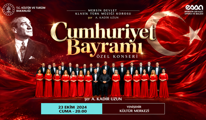 Mersin’de Notalar Cumhuriyet İçin Yükselecek
