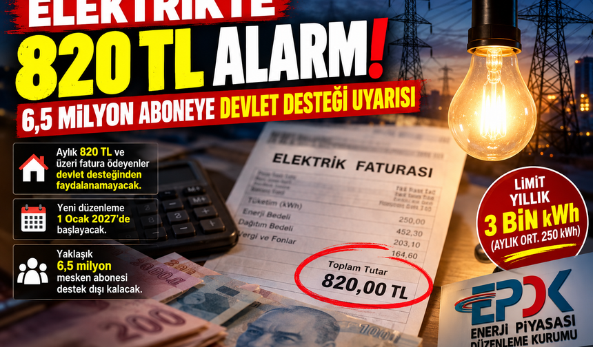 Milyonlarca Aboneye Kötü Haber ! Elektrikte O Destek Kalkıyor