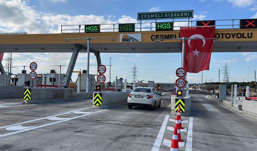 Mersin’de 3 saatlik yol 18 dakikaya düşüyor: Çeşmeli-Kızkalesi Otoyolu açıldı