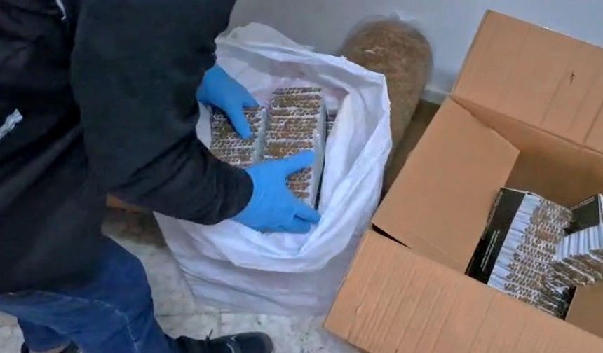Mersin merkezli 3 ilde kaçakçılık operasyonu: 20 gözaltı
