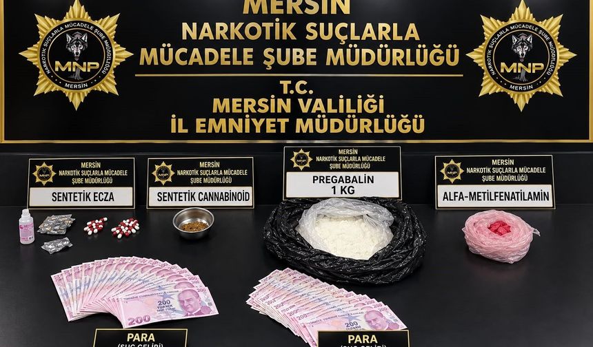 Mersin'de uyuşturucu operasyonu: 2 tutuklama