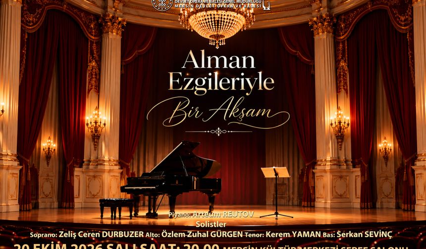 Mersin’de “Alman Ezgileriyle Bir Akşam”