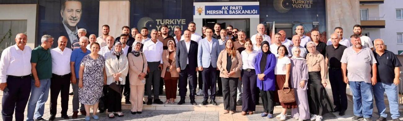 AK Parti Toroslar'dan İl Başkanlığına Birlik ve Dayanışma Ziyareti