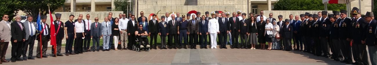 Mersin'de Kıbrıs Barış Harekatının 52. yıl dönümü törenle kutlandı
