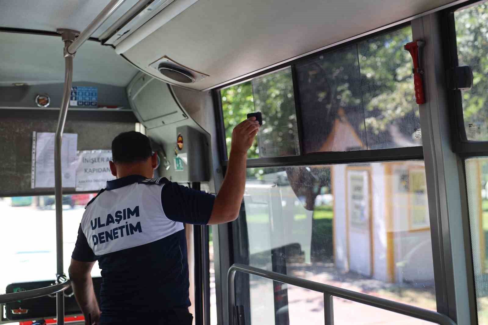 Sakarya'da toplu taşıma araçlarında klima denetimi sıklaştırıldı