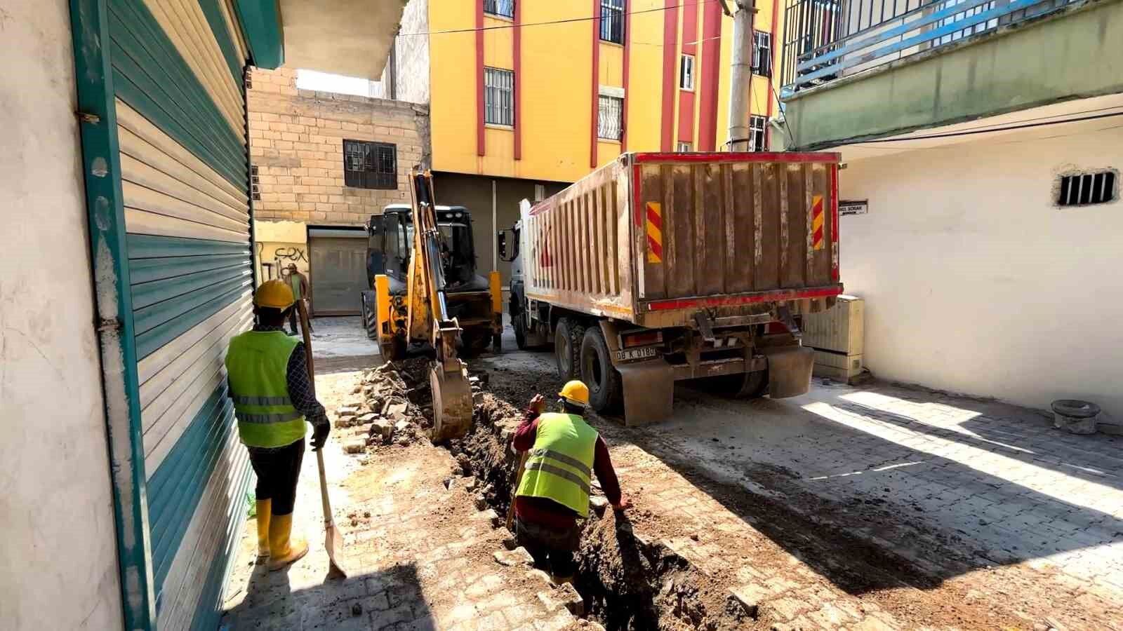 Selçuklu Mahallesi'nde doğalgaz çalışmaları başladı