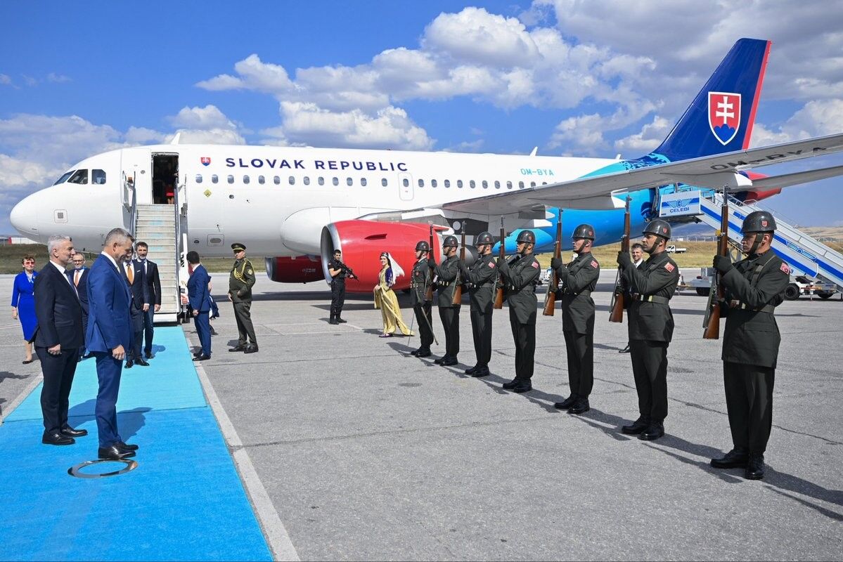 Slovakya Cumhurbaşkanı Pellegrini ve Slovenya Başbakanı Jansa Ankara'da