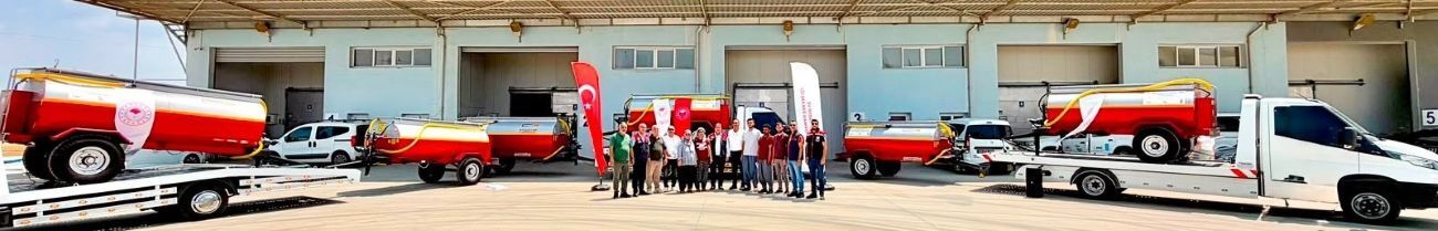 KDAKP Projesi kapsamında basınçlı su tankerleri üreticilere dağıtıldı