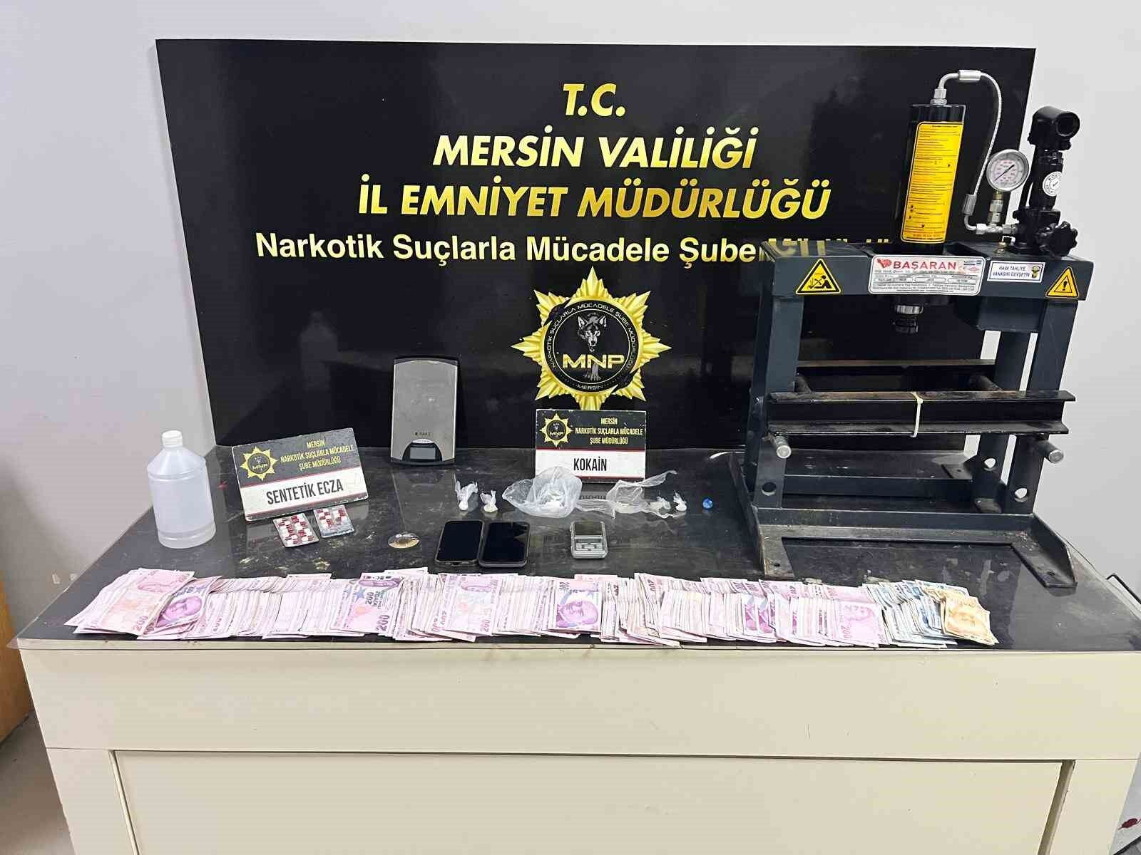 Mersin'de uyuşturucu operasyonu: 3 şüpheli tutuklandı