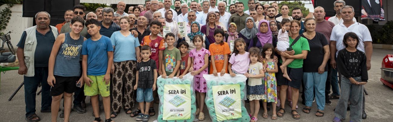 Mersin Büyükşehir Belediyesinden üreticiye nefes aldıran tarımsal destek