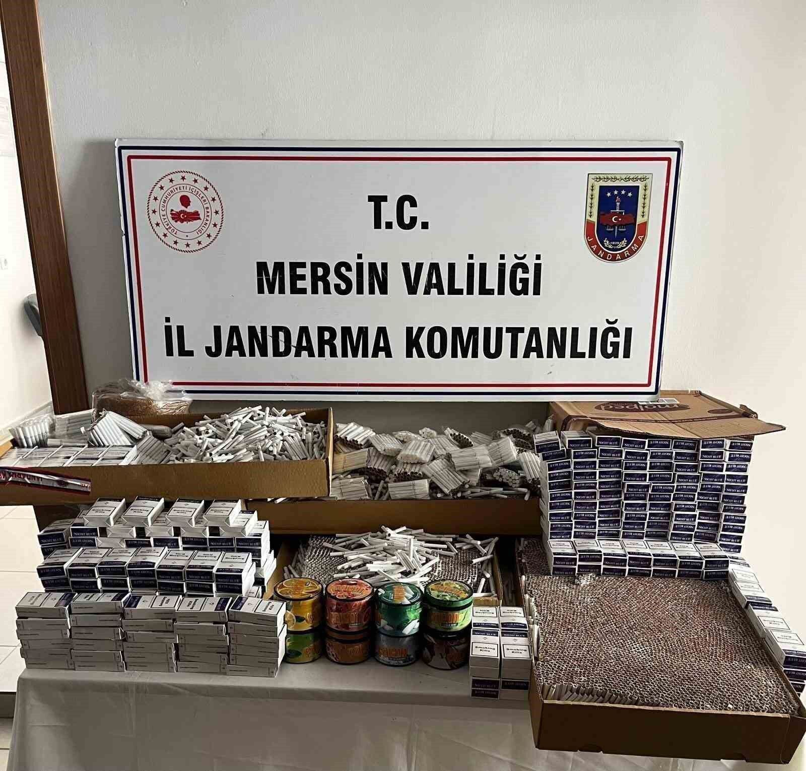 Mersin'de sigara kaçakçılığı operasyonu: 32 bin 120 makaron ele geçirildi