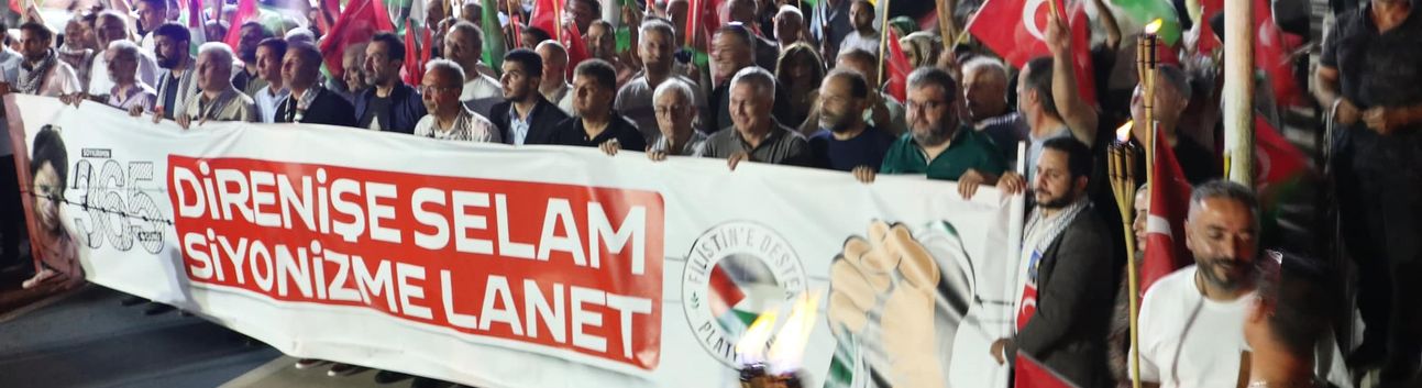 Memur-Sen İl Başkanı Yıldız , '' Türkiye'nin Savunması Gazze'den Başlar ''